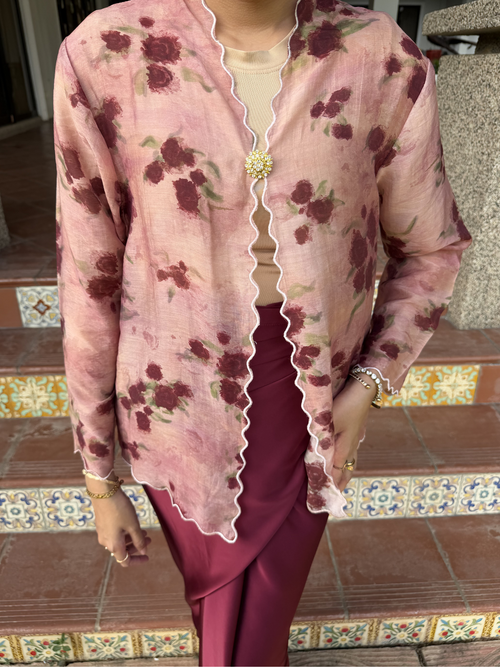 Aria Kebaya Set in Rose